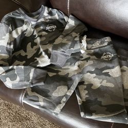 Justice Set Pants And Sweatshirt Size 10