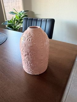 Pink flower vase