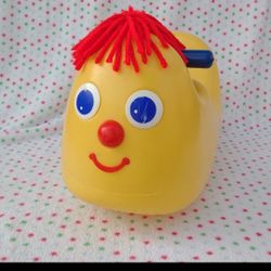 Vintage Little Tikes Ollie Yellow Banana Rocking Rocker Toy Chime Red Yarn Hair