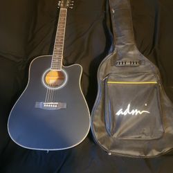 Black Acoustic Guitar