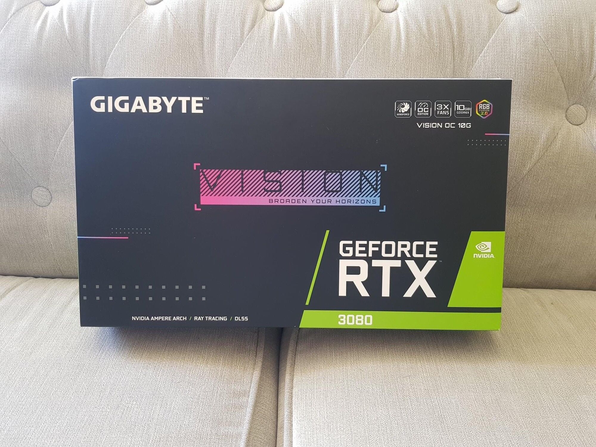 GIGABYTE GeForce RTX 3080 VISION OC 10GB Graphics Card 