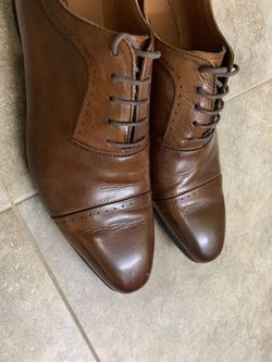 Very Clean Aldo and Mercantile Fiorentini Men’s Dress Shoes in Size 12 Cognac.