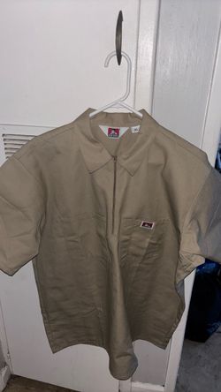 Khaki Ben Davis half zip up size XL