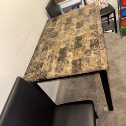 Dining room table with 3 chairs 