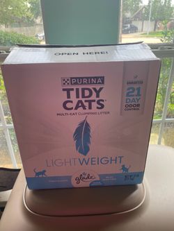 17lb Box of Purina Tidy Cats Lightweight Multi-Cat Clumping Litter w/Glade Scent