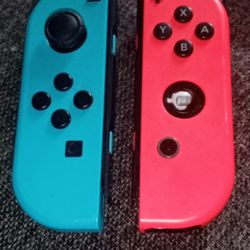 Nintendo Switch Joy Con Originales Mirar Fotos Por Favor El Control Rojo Le Falta  El Boton 2$30