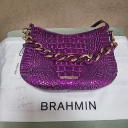 NWT Brahmin MOD Shayna Crossbody Purple Potion