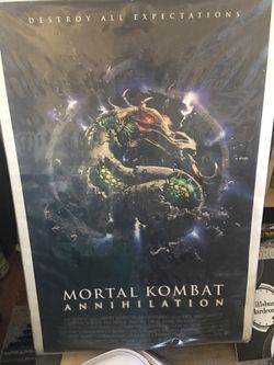 Vintage Mortal Kombat Poster 1997 