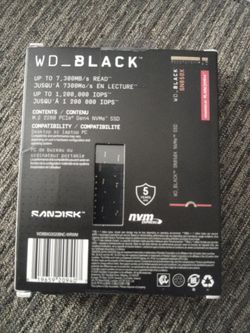SanDisk wD_black sn850x
