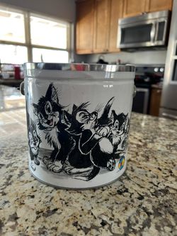 Vintage Kittie Pail Bucket