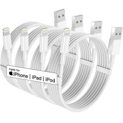 Apple Charger Cables 6ft Cords, iPhone Charger Lightning Cable 6 Foot, Fast iPhone Charger Cord for iPhone 13 Pro Max/iPhone 13/12Pro Max/12 Pro/11/XS