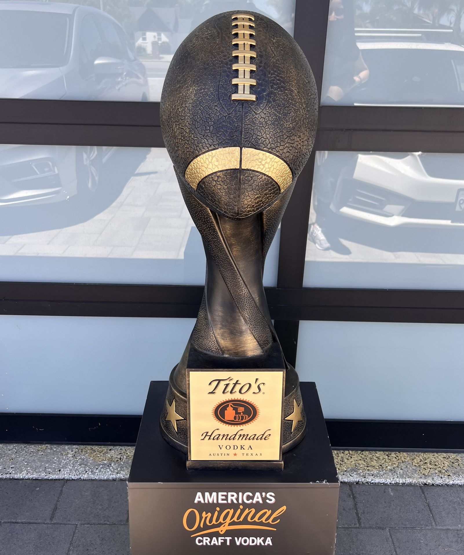Tito’s Handmade Vodka Football Super Bowl Trophy