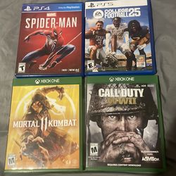 Games ps and Xbox