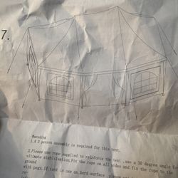 White Gazebo / Tent – For parts or DIY project