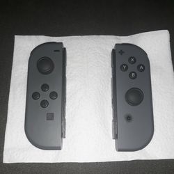 Gray Nintendo switch joy cons