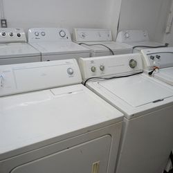 Dryer and washer available