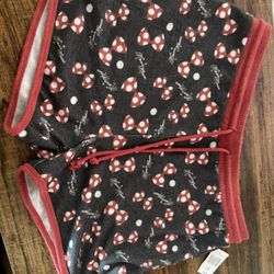women’s size large new Minnie Mouse shorts ;; $15