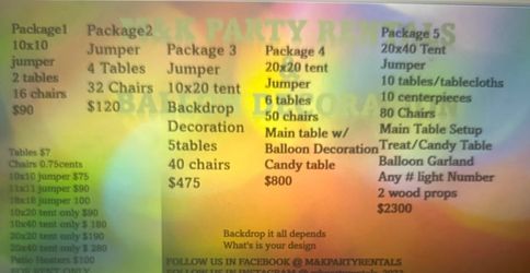 Our Packages