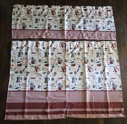 Set de cortinas para la cocina