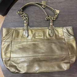 Coach Gold Purse 