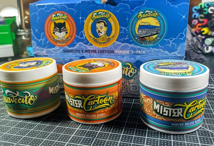 The Suavecito X @MisterCToons Cartoon collection features original