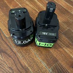 12.0Ah  Lithium Battery For RYOBI 18V For One+ Plus P109 P117