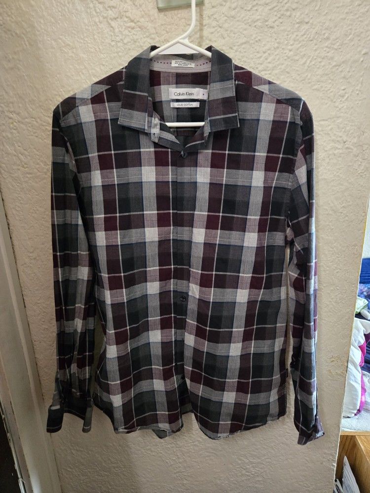 Calvin Klein Men's Button Up 