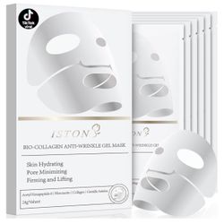 ISTON 6 Pack Bio Collagen Real Deep Anti- Wrinkle Letting Mask