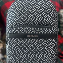 MICHAEL KORS COOPER 37F4LCOB8U BLK/SILVER COMMUTER BKPK