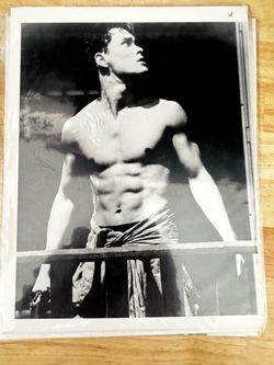 Brandon Lee Vintage Black and White Print