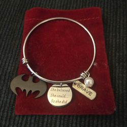 Batman Charm Bracelet For Her 