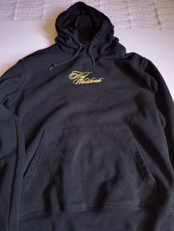 Huf Worldwide Black Hoodie . Size Medium 