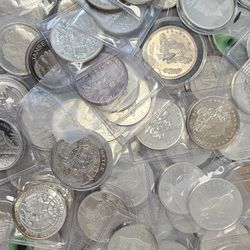 1 ounce 999 Silver Rounds & Bars $80 per ounce 