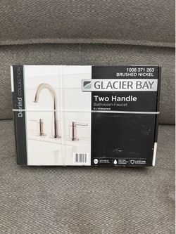 Double-Handle High-Arc Bathroom Faucet