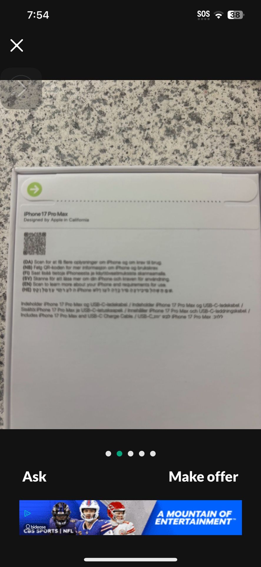 iPhone 17 Pro Max orange