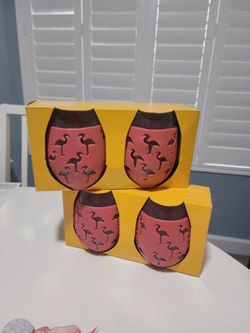 Flamingo Wine Glasses