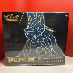 Mega Evolution Pokemon Center Elite Trainer Box PKC ETB Set of 2 (BRAND NEW)