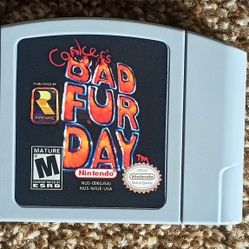 Nintendo 64 Conkers Bad Fur Day
