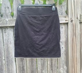 Forever 21 Black Mini Skirt with Wide Waistband