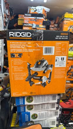 Ridgid 9 gallon wet and dry vacuum