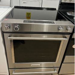 Slide in range stainless steel KitchenAid brand new 