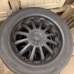 Rims 20” With Used Tires