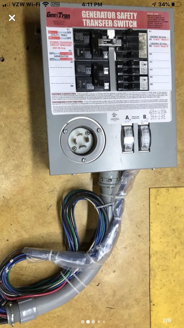 GenTran Generator Transfer Switch for Sale in Vineland, NJ OfferUp