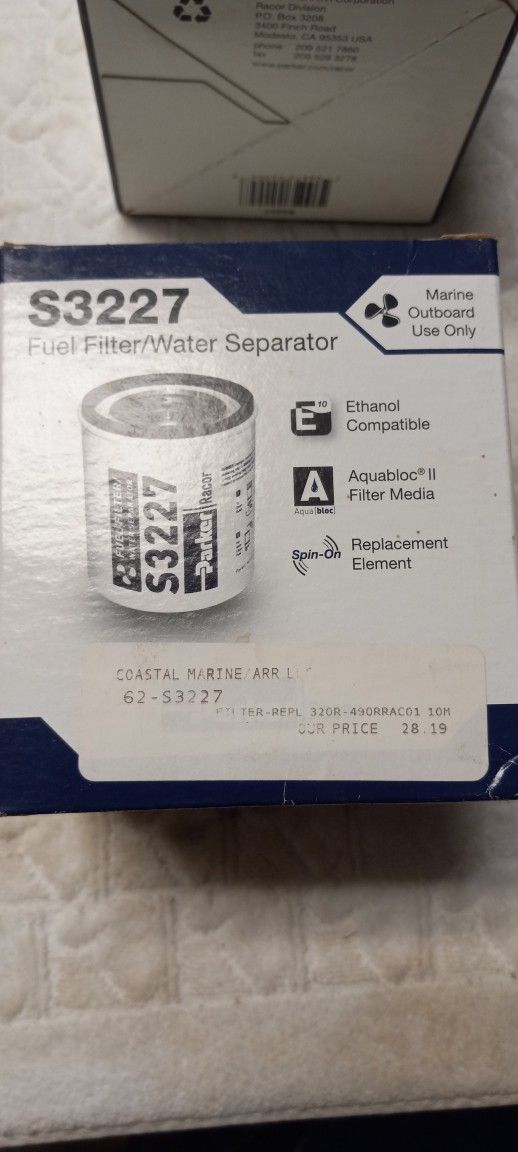 Marine Outboard Fuel Filter