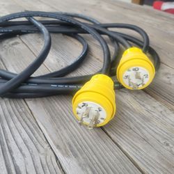 Male to male 4 prong generator cable