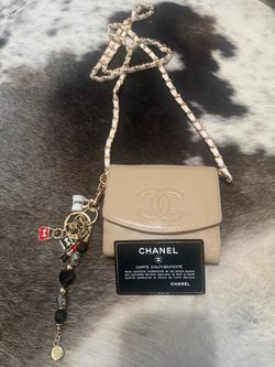Chanel wallet, authentic with a charm