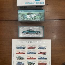 Hot wheels RLC lowrider 1975 Monte Carlo with limited edition lowrider stamps 