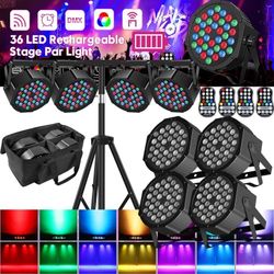 Rechargeable Dj lights and stand
