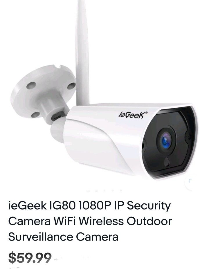ieGeeK IG80 1080 IP Security Camera Wifi Wireless Outdoor Surveillance Camera