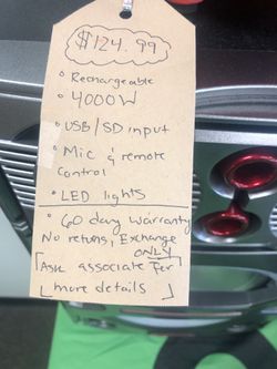 Professional max power speaker